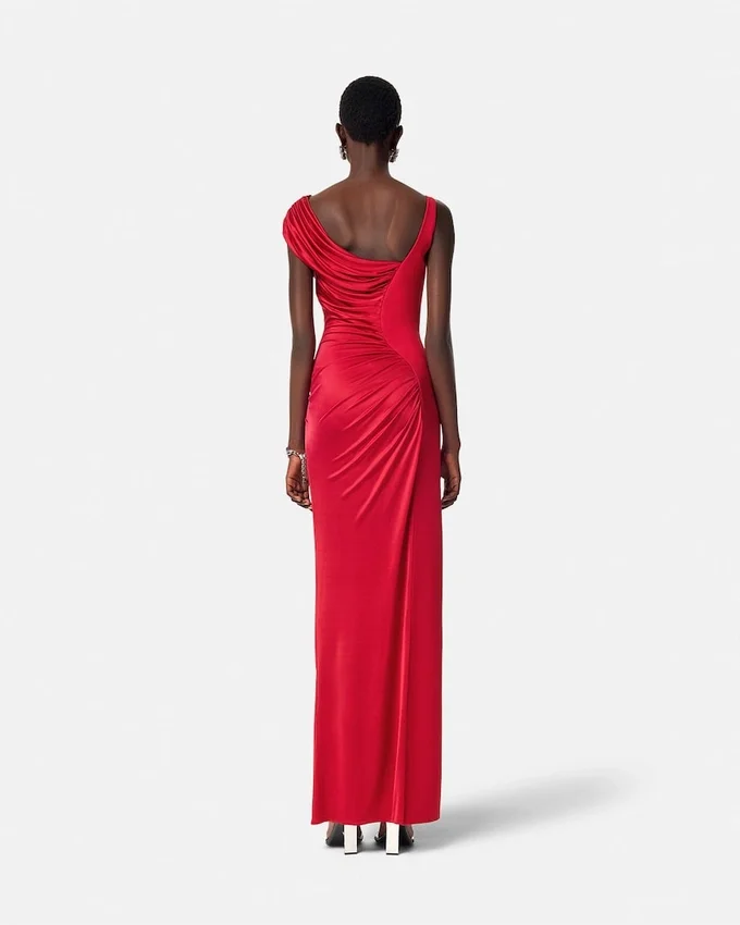 Viscose-Jersey Draped Gown Viscose-Jersey Draped Gown