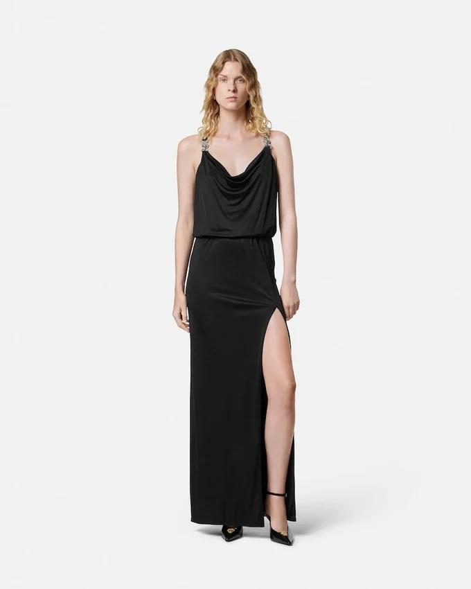 Viscose-Jersey Gathered Gown Viscose-Jersey Gathered Gown