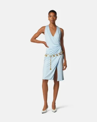 Viscose-Jersey Midi Dress