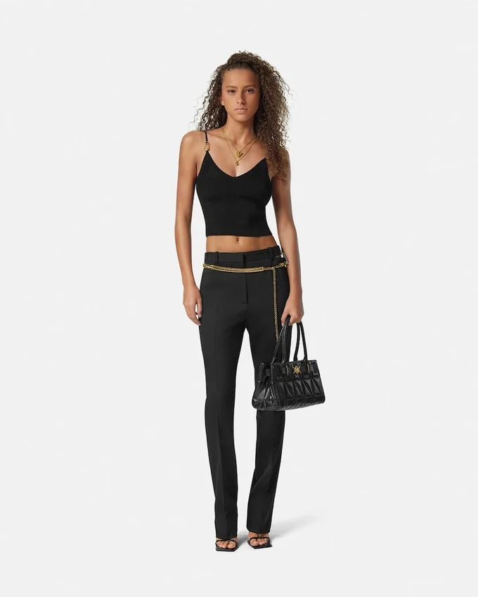 Viscose Knit Crop Top Viscose Knit Crop Top