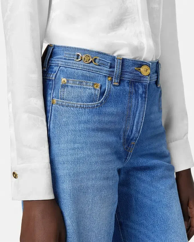Wide-Leg Flared Jeans Wide-Leg Flared Jeans