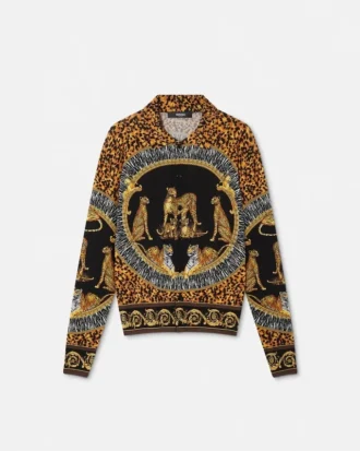 Wild Cats Silk Knit Shirt