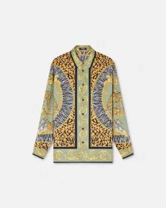 Wild Cats Silk Shirt