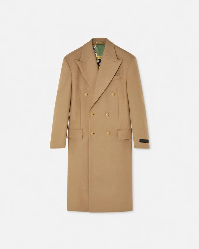 Wool-Blend Double-Breasted Coat Wool-Blend Double-Breasted Coat