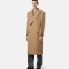 Wool-Blend Double-Breasted Coat Wool-Blend Double-Breasted Coat