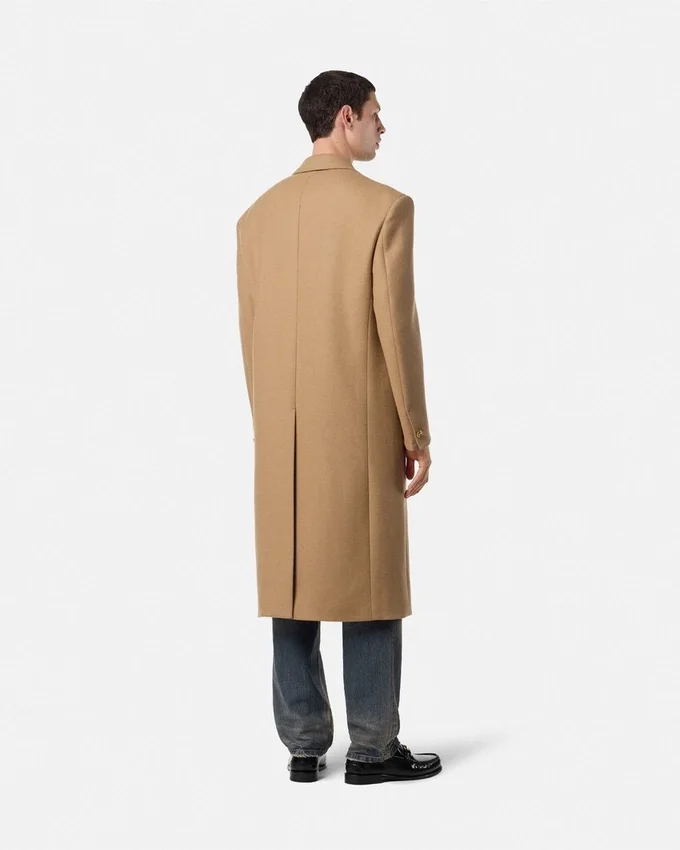 Wool-Blend Double-Breasted Coat Wool-Blend Double-Breasted Coat