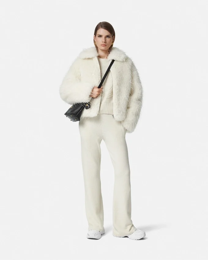 Wool-Blend Flared Towel Pants Wool-Blend Flared Towel Pants