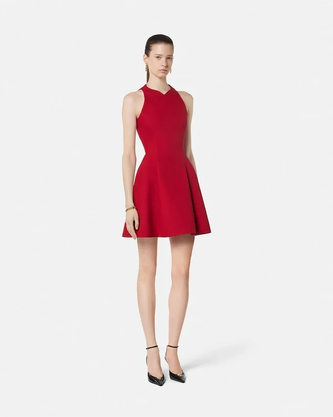 Wool-Blend Sculptural Mini Dress Wool-Blend Sculptural Mini Dress
