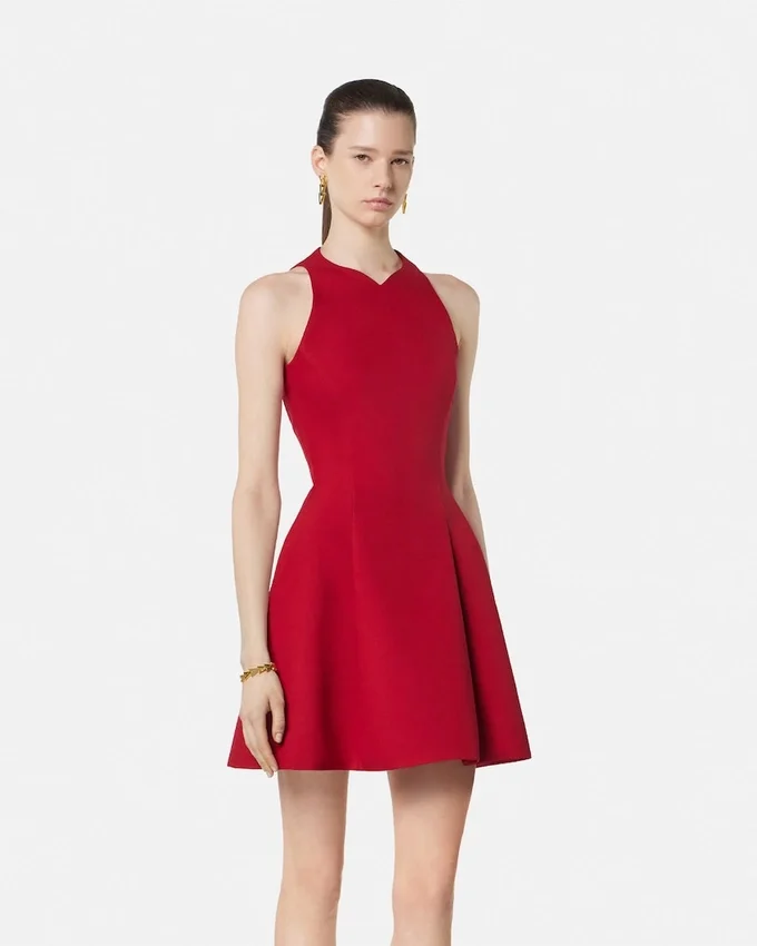 Wool-Blend Sculptural Mini Dress Wool-Blend Sculptural Mini Dress