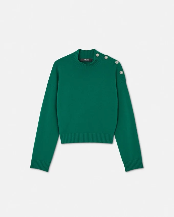 Wool-Cashmere Knit Boxy Sweater Wool-Cashmere Knit Boxy Sweater