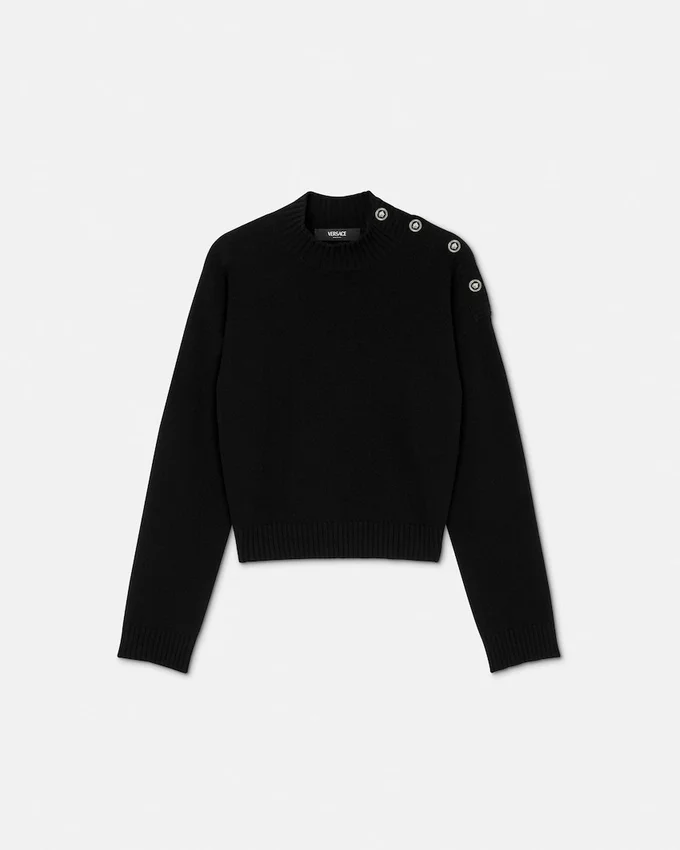 Wool-Cashmere Knit Boxy Sweater Wool-Cashmere Knit Boxy Sweater