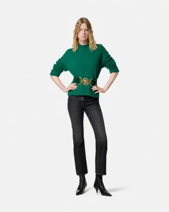 Wool-Cashmere Knit Boxy Sweater
