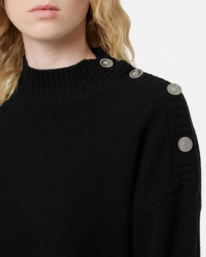 Wool-Cashmere Knit Boxy Sweater Wool-Cashmere Knit Boxy Sweater