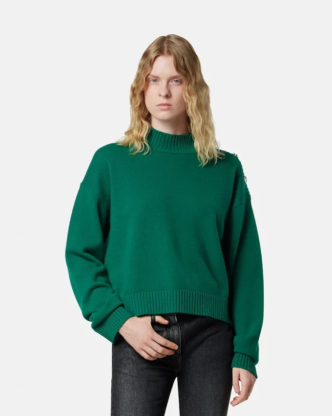 Wool-Cashmere Knit Boxy Sweater Wool-Cashmere Knit Boxy Sweater