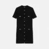 Wool-Cashmere Knit Shirt Dress Wool-Cashmere Knit Shirt Dress