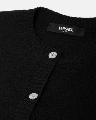 Wool-Cashmere Knit Shirt Dress