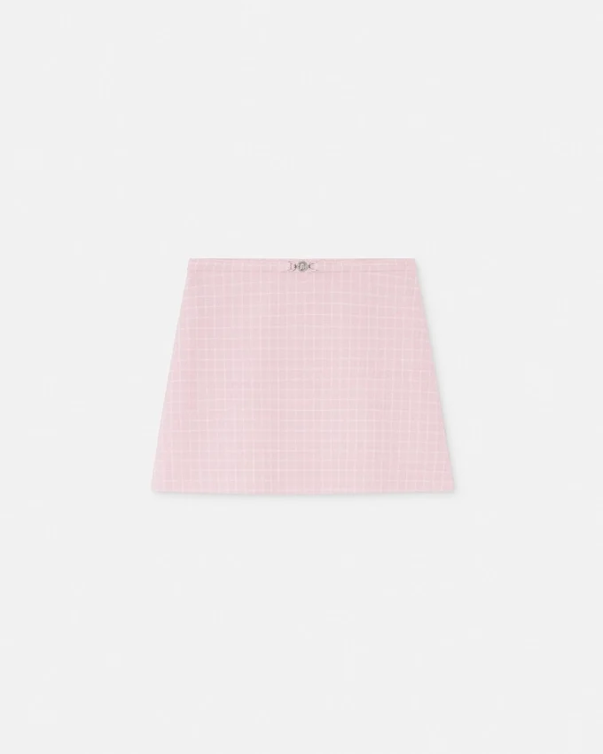 Wool Crépe Tweed A-Line Mini Skirt Wool Crépe Tweed A-Line Mini Skirt