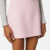 Wool Crépe Tweed A-Line Mini Skirt Wool Crépe Tweed A-Line Mini Skirt
