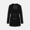 Wool Double-Breasted Blazer Dress Wool Double-Breasted Blazer Dress