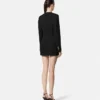 Wool Double-Breasted Blazer Dress Wool Double-Breasted Blazer Dress