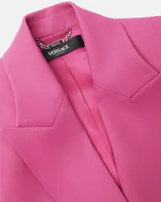 Wool Single-Breasted DV Blazer