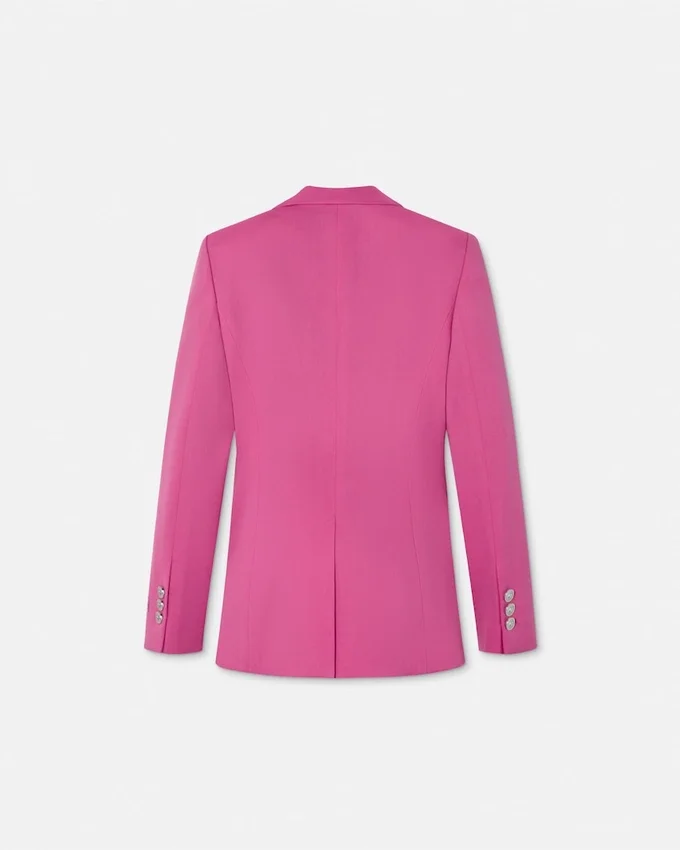 Wool Single-Breasted DV Blazer Wool Single-Breasted DV Blazer
